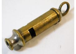 A J. Hudson & Co. ARP whistle inscribed S.M.B.C. P