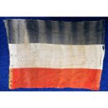 An Imperial Germany WW1 Navy Tricolor 46in x 33in