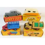 Four boxed Dinky diecast toy vehicles: Rolls Royce