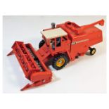 A Britains Massey Ferguson Combine Harvester, used