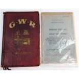 A GWR 1947 time table book & one later