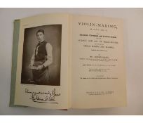 Book: Violin Making by Ed Heron-Allen, extending v