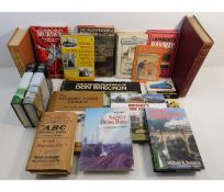 A quantity of mostly railway related books