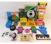 A quantity of novelty calculators, some boxed