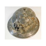 A WW2 ARP wardens helmet. Provenance: Submitted by