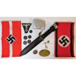 A WW2 Nazi Third Reich Hitler Youth dagger twinned