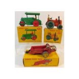 Three boxed Dinky diecast toy vehicles: Field-Mars