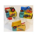 Three boxed Corgi diecast toy vehicles: Fordson Po