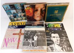 Approx. 38 vinyl LP's including Peter Gabriel, Bad