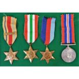 A WW2 RAF medal set awarded to Edgar John Causley