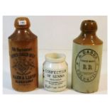 wo stoneware ginger beer bottles Allen & Lloyd Ald