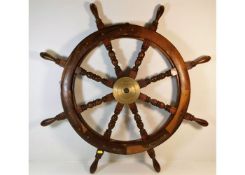 A yacht wheel 36in diameter