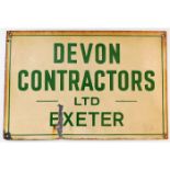 A vintage Devon Contractors Ltd. Exeter single sid