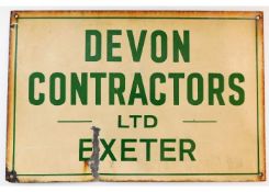 A vintage Devon Contractors Ltd. Exeter single sid