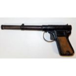 A .177 calibre Britton air pistol. Provenance: Sub