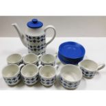 A Midwinter Roselle retro coffee set