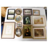 A quantity of mostly antique prints & pictures