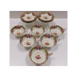 Six Paragon porcelain tea cups & saucers in Tapest