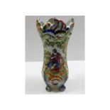 A 19thC. French faience vase 11in tall