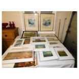 A quantity of mixed prints & pictures