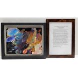 A framed & mounted original Robert Lenkiewicz pall