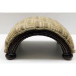 A Victorian arched foot/leg rest 13in wide 6.5in a