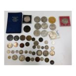 A quantity of mixed coinage including 69.5g of pre