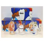 Three boxed Coalport porcelain The Snowman 5.625in