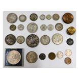 A quantity of mixed coinage including 148g of pre-