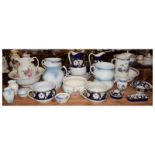 Quantity of late 19th/early 20th Century jug and basin sets etc