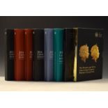 Coins - Collection of Royal Mint United Kingdom brilliant uncirculated annual coin sets 2013-2018,