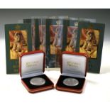 Coins & Medallions - Collection of Gibraltar and Pobjoy Mint one crown pieces featuring dogs