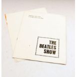 Pop Memorabilia - 'The Beatles Show' souvenir program, Presented by Arthur Howes at the Odeon,