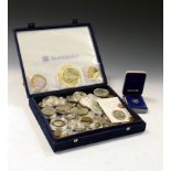 Coins & Medallions - Collection of commemorative UK and British Commonwealth crowns etc, together