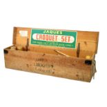 Vintage Jaques of London boxed croquet set