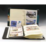 Stamps - Collection of Mercury stamps and coin covers relating to World War II and Aviation