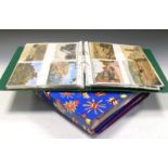 Postcards - Collection of postcards including; topography, children's art etc, in four binders