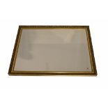 Rectangular gilt framed mirror, 102cm x 74cm