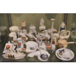 Quantity of crested china