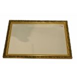 Rectangular gilt framed mirror, 54cm x 85cm