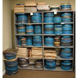 16mm Film Archive - Large quantity of cased 16mm feature films, most with titles, etc