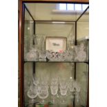 Suite of Waterford Lismore pattern table glass, other Waterford crystal and assorted cut glass