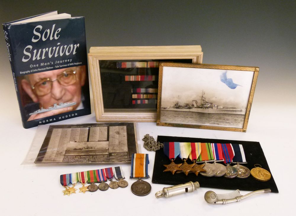 Group of assorted World War I and World War II items comprising of medal groups to include; 1939- - Image 2 of 2