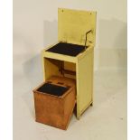 Beatall fold-away shoe shine cabinet, 35.5cm wide