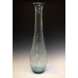 Large ribbed slender vase, 100cm high