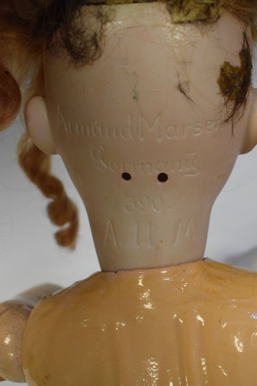 Early 20th Century Armand Marseille German bisque headed and corset bodied doll, marked 390 to - Image 2 of 2