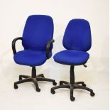 Two office swivel chairs