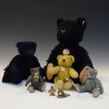 Steiff - Two porcelain ceramic Steiff bears, together with Patsy (029424), Teddybär (00456), and