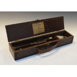 Early to mid 20th Century cased Swanee Whistle or Lotus Flute, Reg.Des.687087, in fitted case
