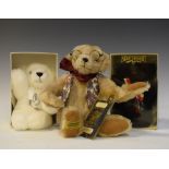 Merrythought - Three limited edition bears comprising Peace bear and Hope, together with Grandpa